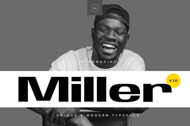 miller modern typeface