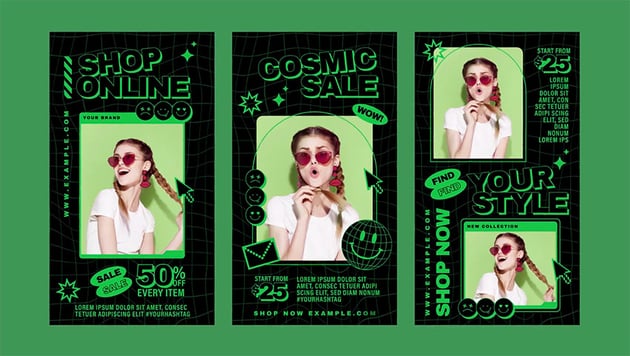 Retro Y2K Video Template