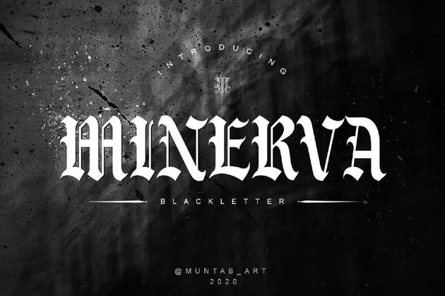 Minerva - Blackletter Font (OTF, TTF)