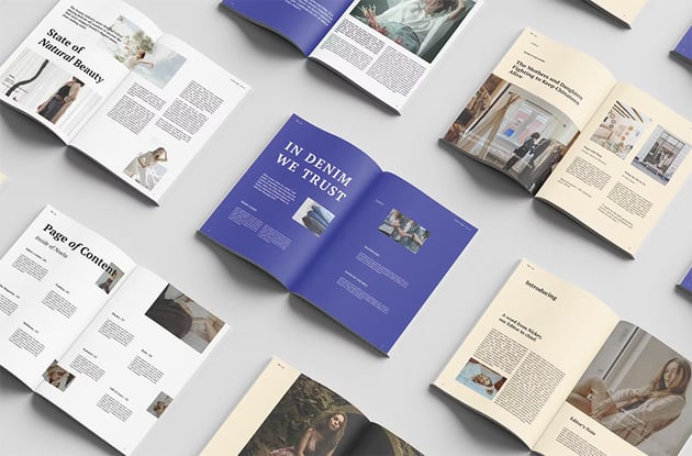 Fashion Magazine Spread Example