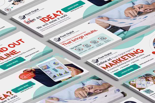 Business Corporate Twitter Header Kit (JPG, PSD)