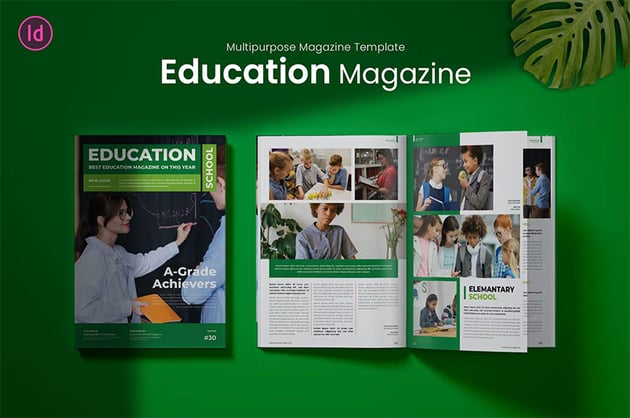 School Magazine Template (INDD)