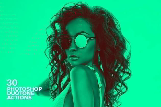 30 Duotone Photoshop Actions