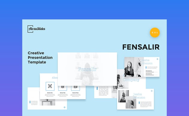 Fensalir - Creative Google Slides Template