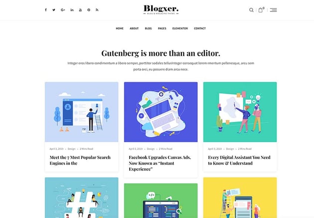 Bloxer - Blog & Magazine WordPress Theme