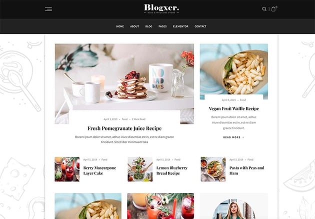 Bloxer - Blog & Magazine WordPress Theme