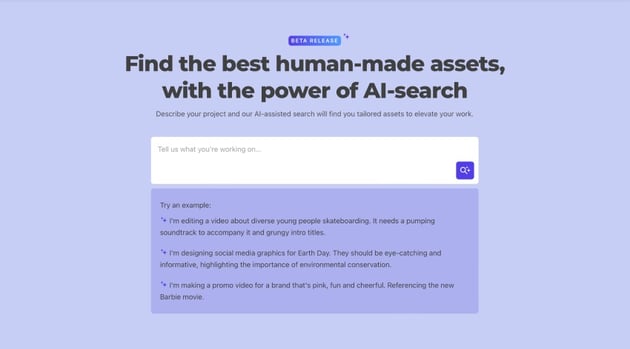 AI Powered Search From Envato Elements