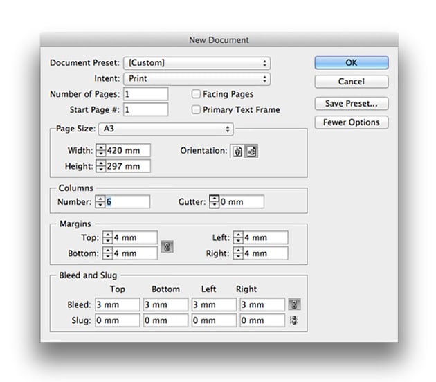 How to Make a Mood Board on InDesign Tutorial new document