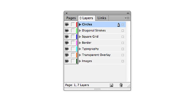 How to Make a Mood Board on InDesign Tutorial layers panel - unlocked