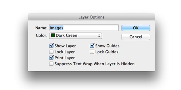 How to Make a Mood Board on InDesign Tutorial layer options