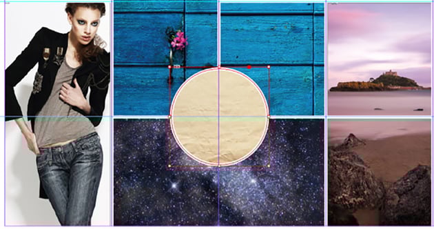 How to Make a Mood Board on InDesign Tutorial paper texture