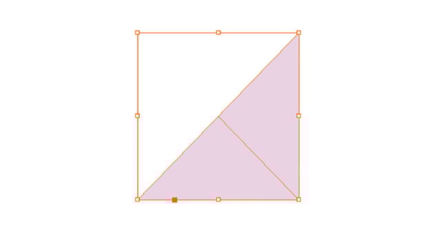 How to Make a Mood Board on InDesign Tutorial triangle with transparency