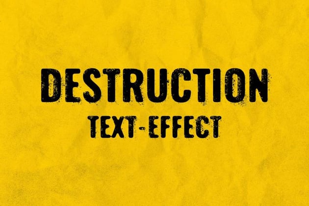 Smudged Ink Text Effect