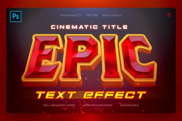 EPIC - Cool Cinematic InDesign Text Effects