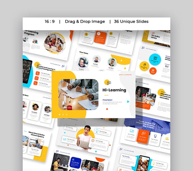 Hi-Learning Simple PowerPoint Design