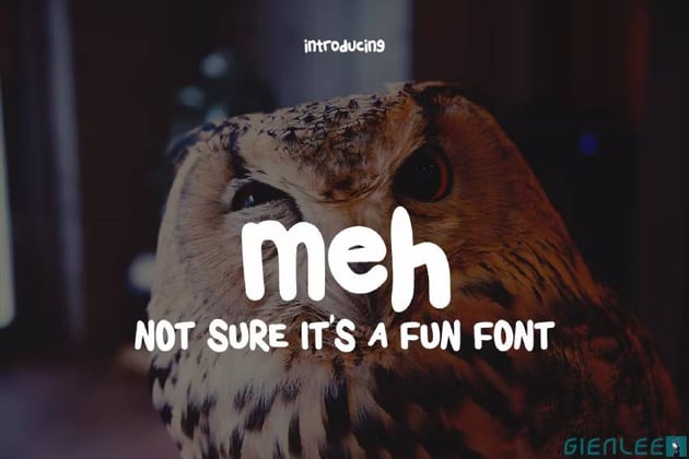 Meh - Fun Font