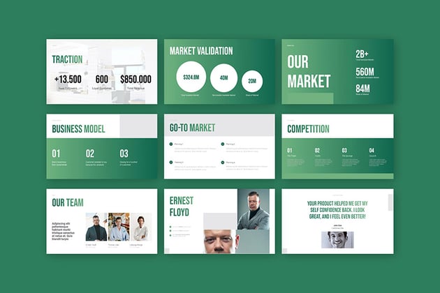 Delicate Menu Template PowerPoint
