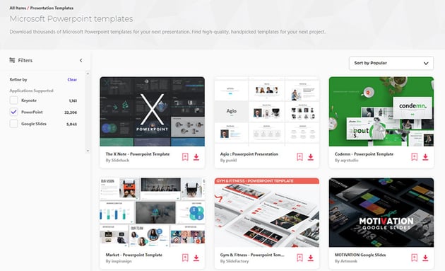 Filter to Online Presentation Templates Envato Elements