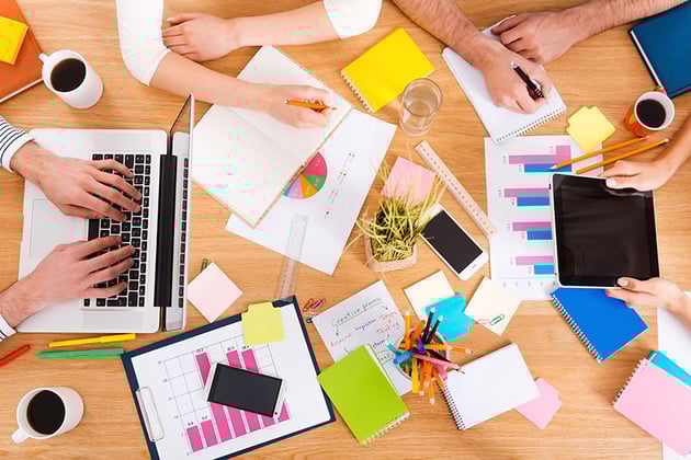 Creative working process.