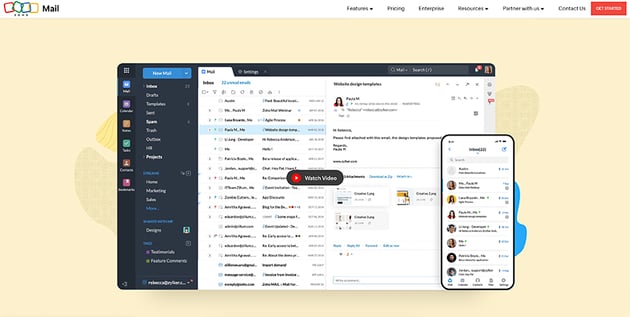 Zoho Mail small business software