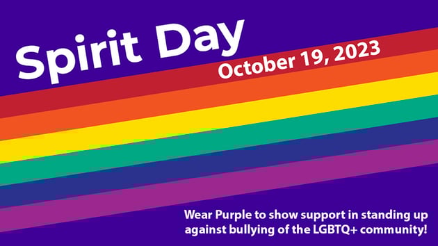 University of Michigan Purple Spirit Day Flyer