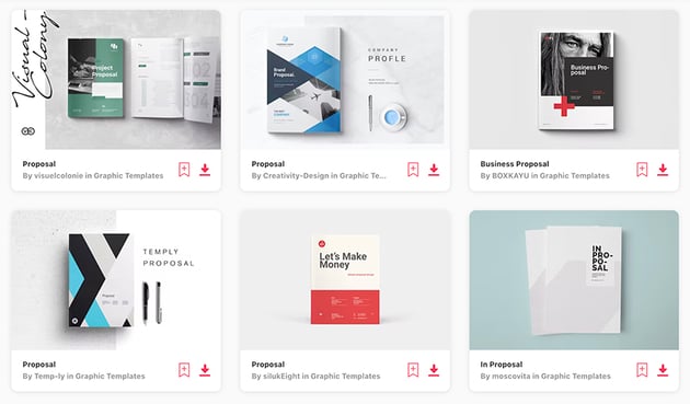 Professional Business Proposals on Elements