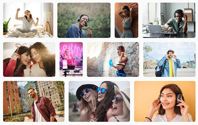 Get access to loads of music themed stock photos on Envato Elements 