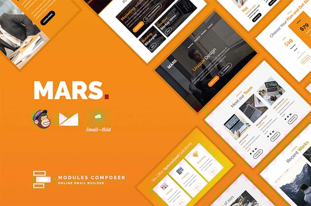 Mars - Responsive Email Template for Startups