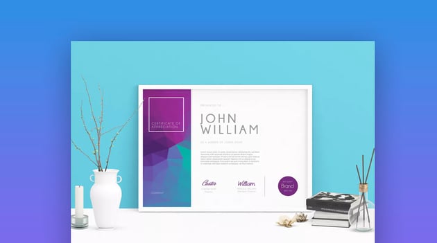 Cover Modern Certificate