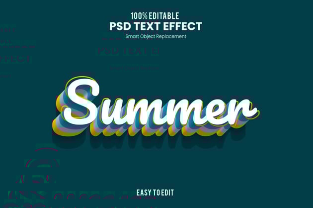 Summer-Text Effect