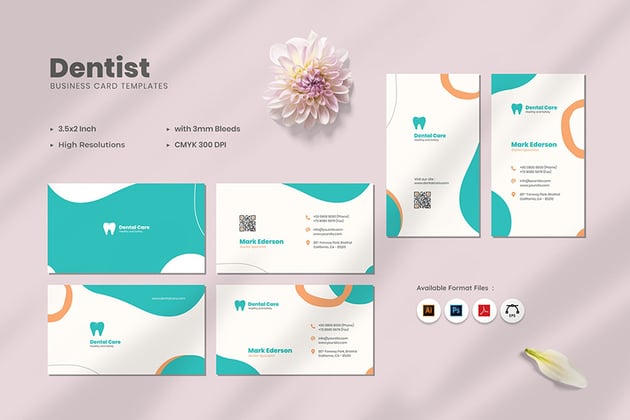 Dentist Business Card Templates