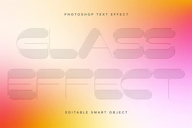 Photoshop glass effect