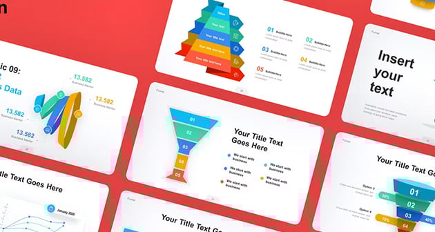 Funnel Diagram with Infographics