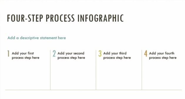Infographic Presentation for PowerPoint with 4 Steps
