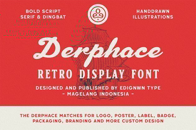derphace nautical font