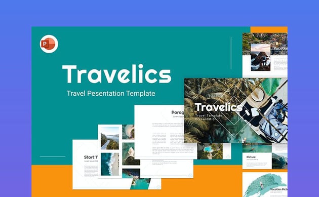 travelics travel slide template