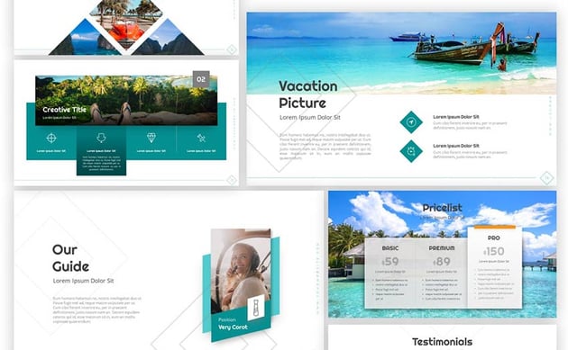travelics travel slide template