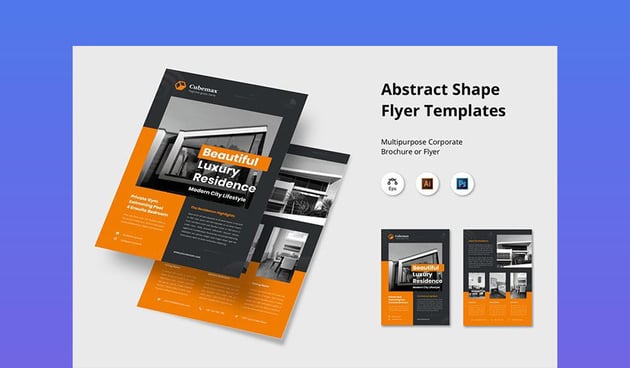 real estate agent flyer template