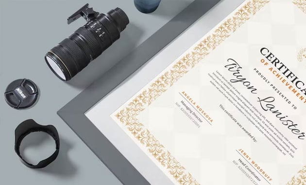 certification template