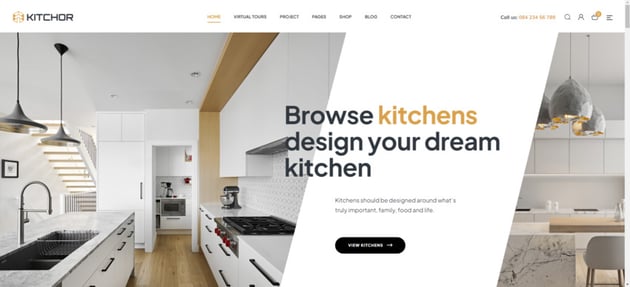 Kitchor - Interior Design WordPress Theme