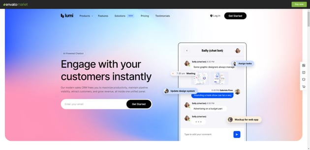 Lumi - Tech Startup WordPress Theme