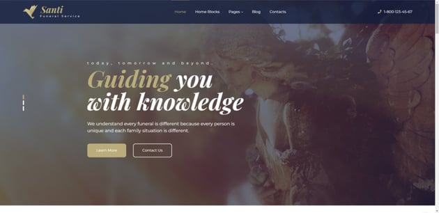 Santi - Funeral Home WordPress Theme