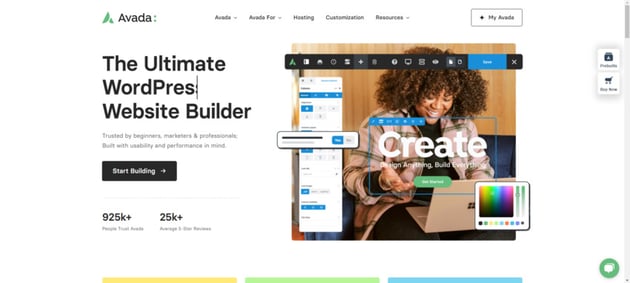 The premium multipurpose WordPress theme called Avada