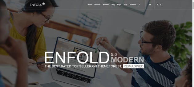 Enfold is a premium business WordPress theme