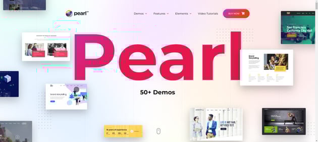 Pearl is a professional WordPress theme