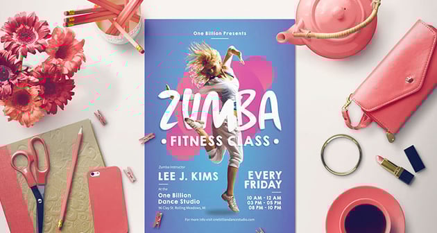 Zumba Fitness Flyer