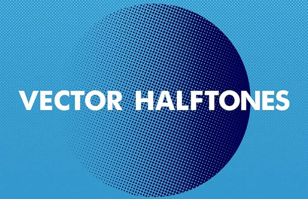 Clean Vector Halftones Halftone on Illustrator