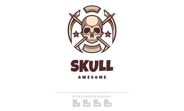 Skull Design Logo