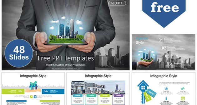 Real Estate Business PowerPoint Templates