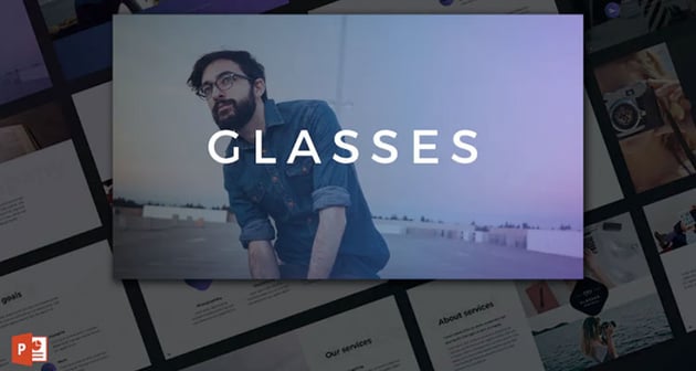 Glasses PowerPoint Template